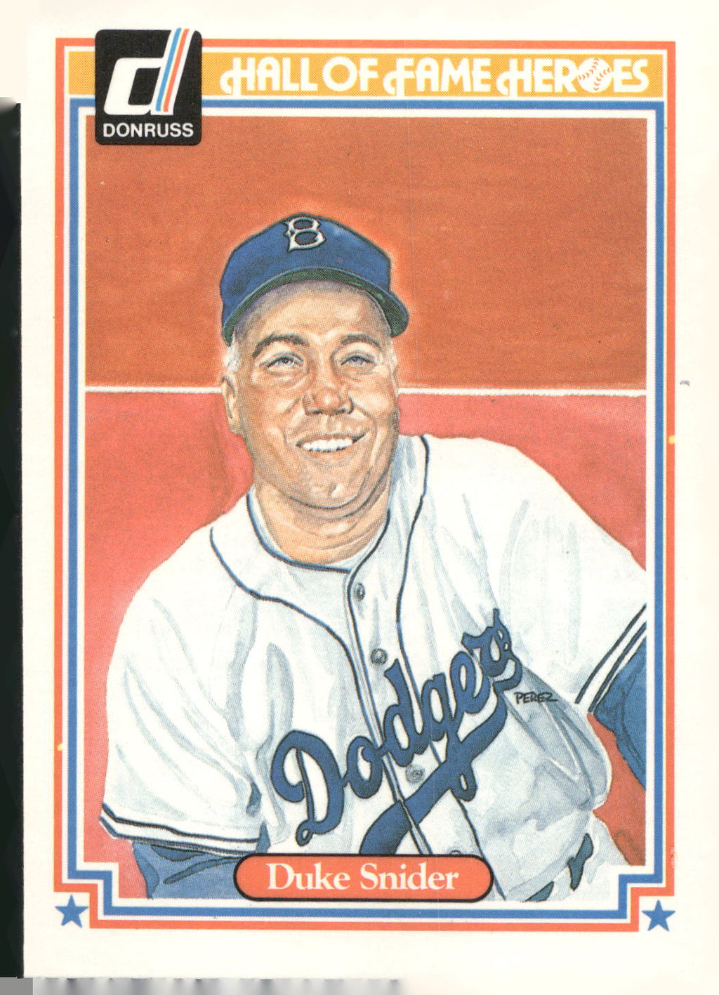 1983 Donruss Hall of Fame Heroes #14 Duke Snider