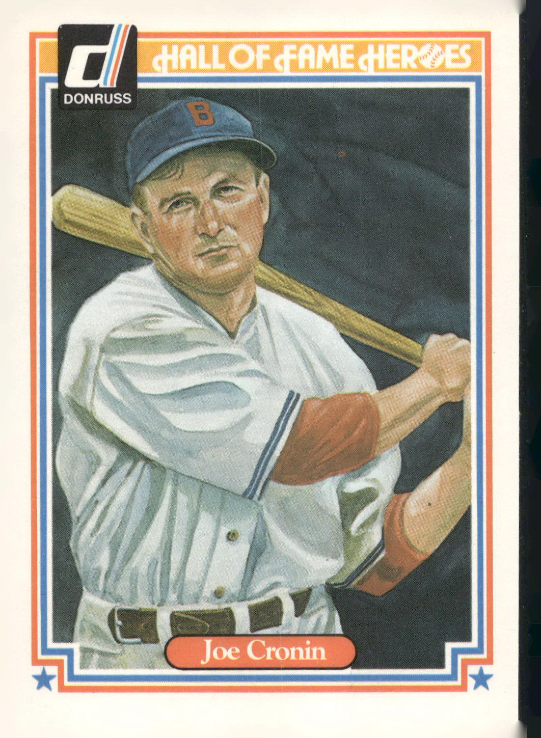 1983 Donruss Hall of Fame Heroes #20 Joe Cronin