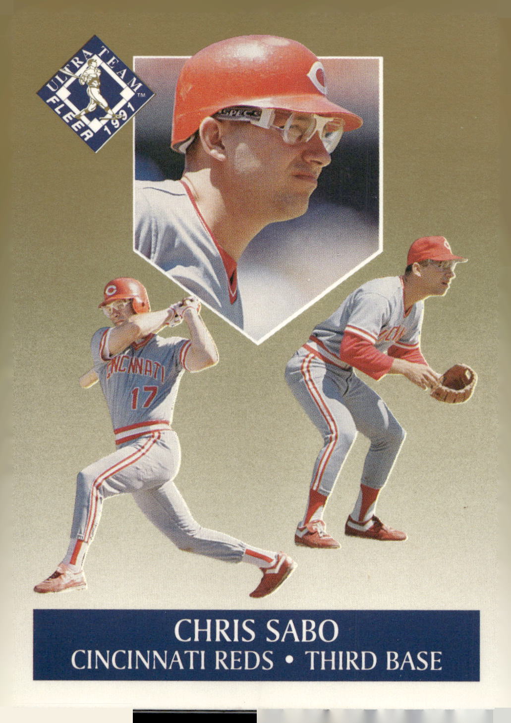 1991 Ultra #9 Chris Sabo Ultra Team (Ultra Gold)