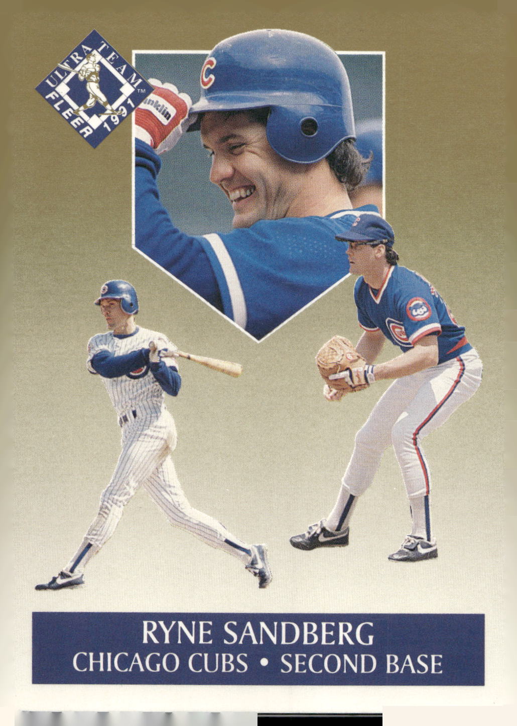 1991 Ultra #10 Ryne Sandberg Ultra Team (Ultra Gold)
