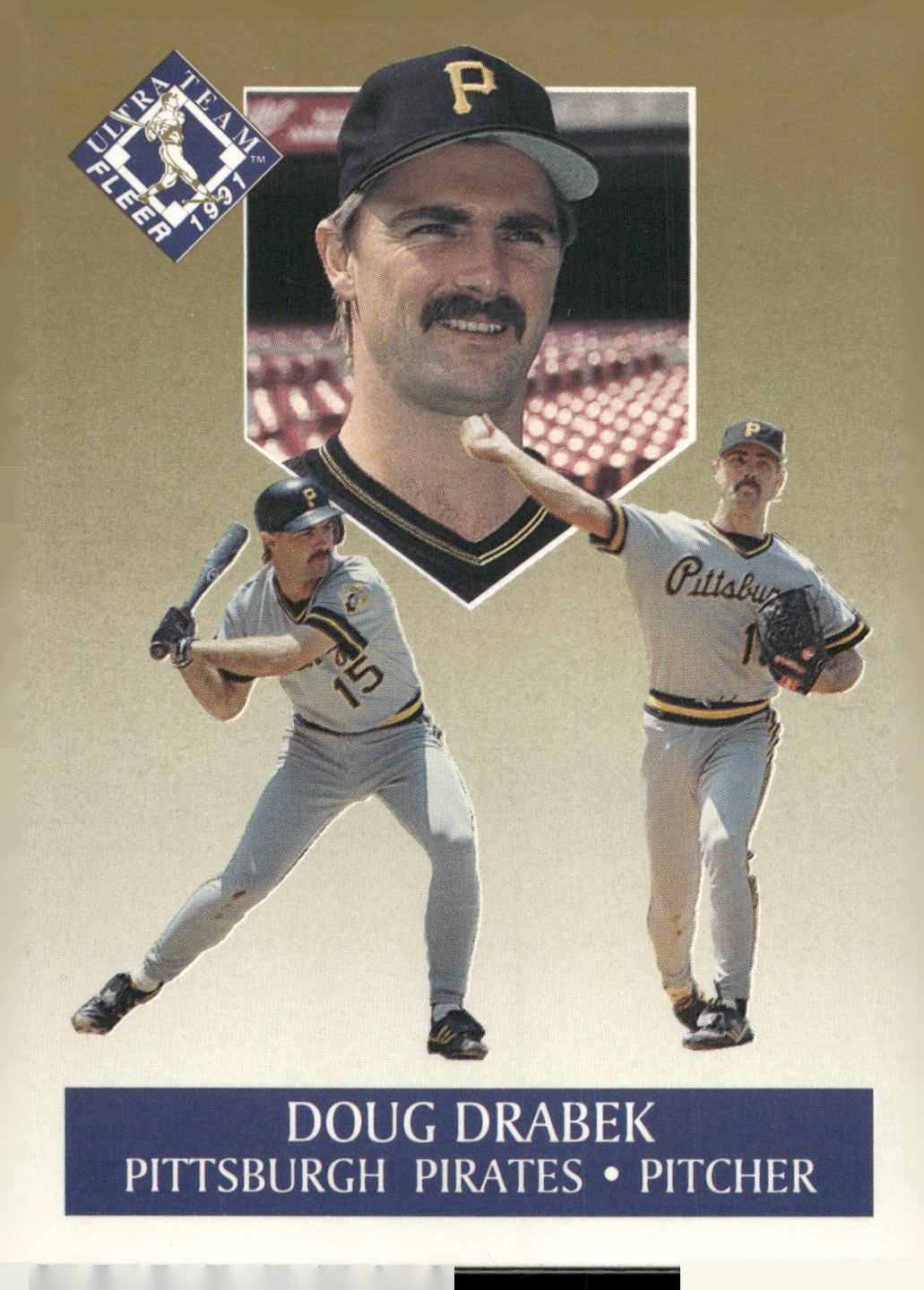 1991 Ultra #3 Doug Drabek Ultra Team (Ultra Gold)