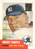 1996 Topps #3 Mickey Mantle Mickey Mantle Commemorative Reprints