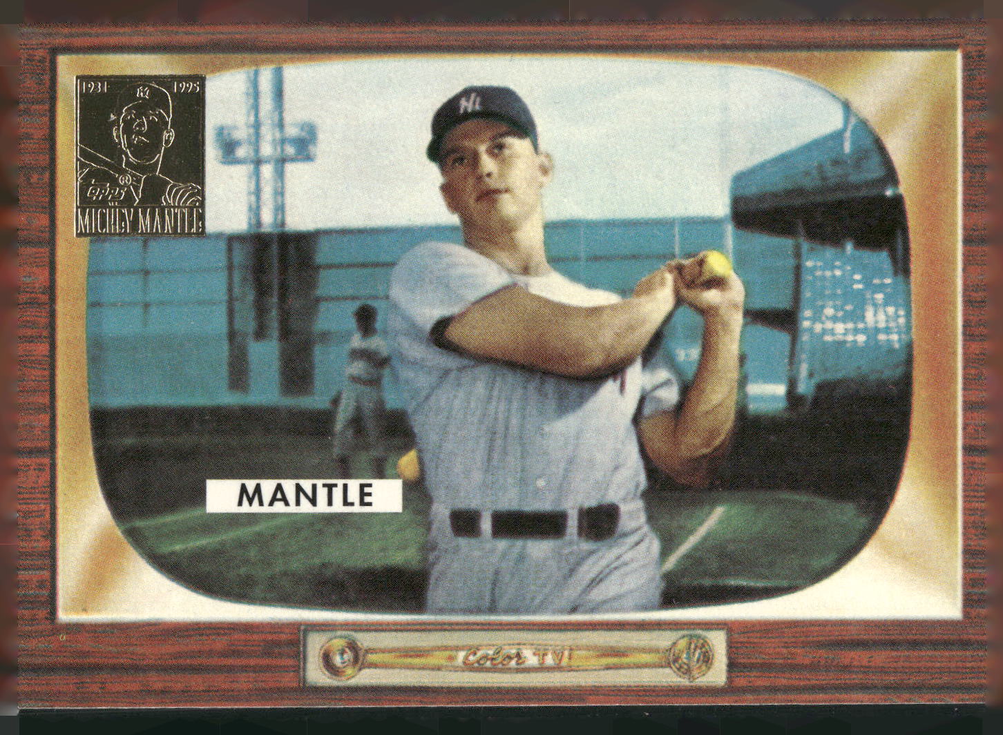 1996 Topps #5 Mickey Mantle Mickey Mantle Commemorative Reprints