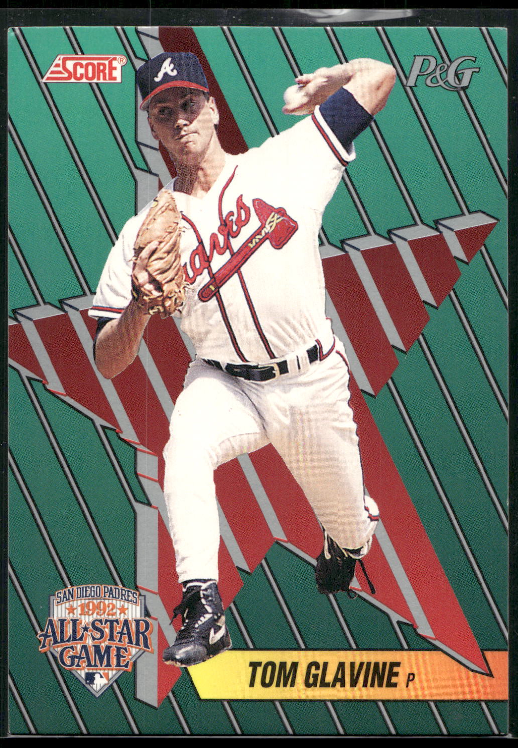 1992 Score Procter & Gamble #18 Tom Glavine