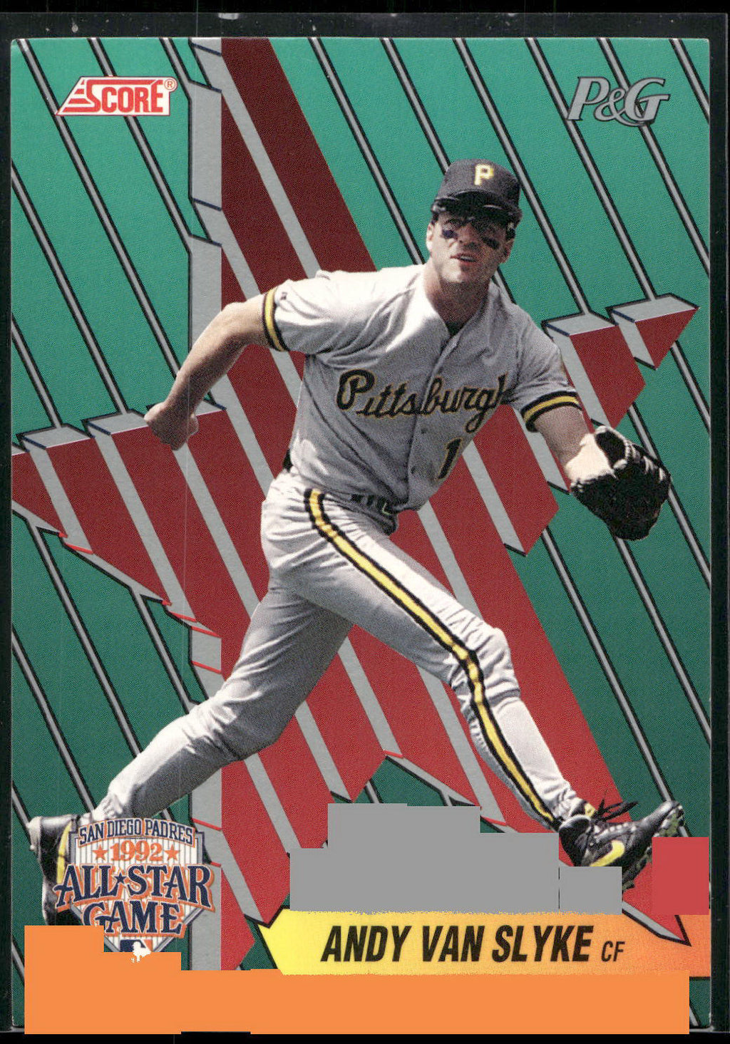 1992 Score Procter & Gamble #17 Andy Van Slyke