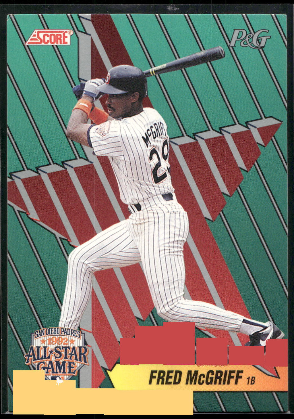 1992 Score Procter & Gamble #11 Fred McGriff