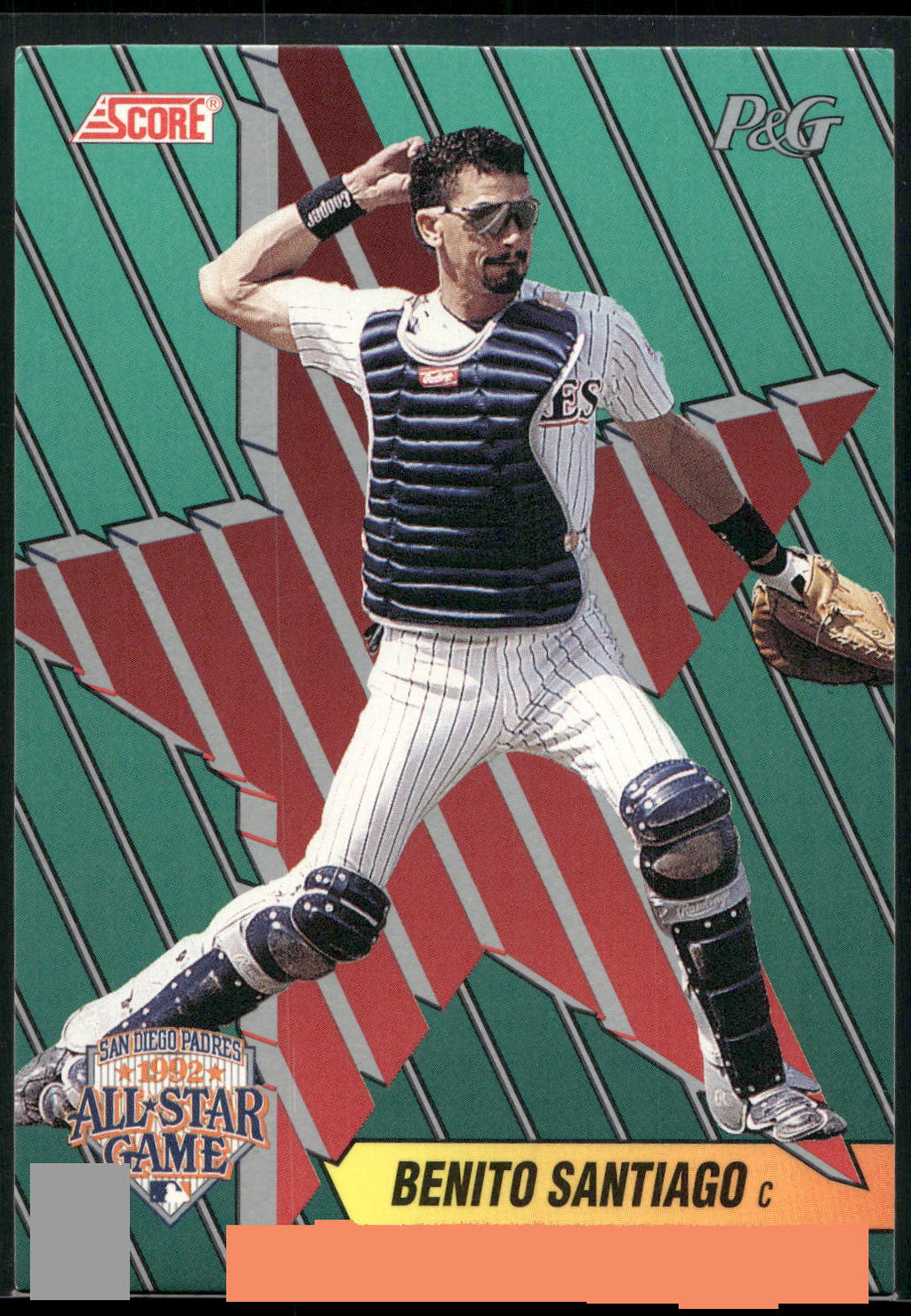 1992 Score Procter & Gamble #10 Benito Santiago