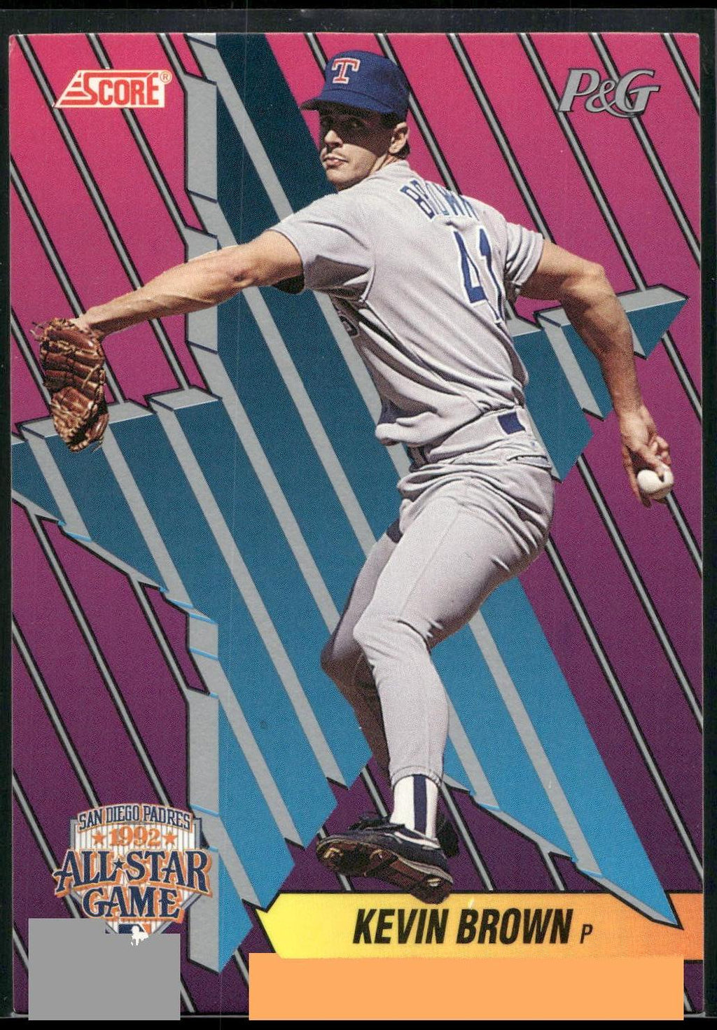 1992 Score Procter & Gamble #9 Kevin Brown