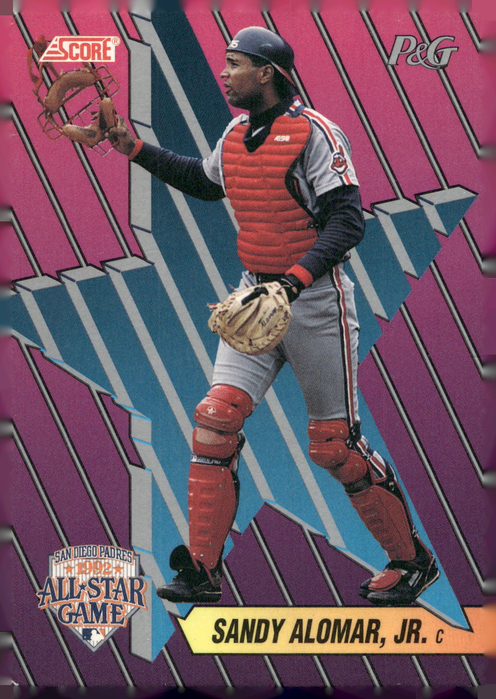 1992 Score Procter & Gamble #1 Sandy Alomar Jr.