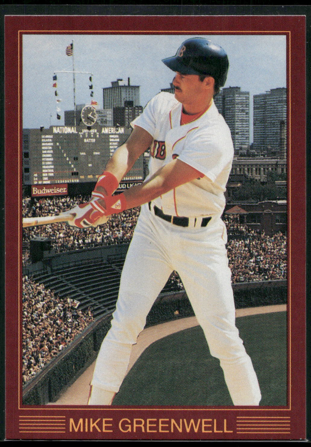 1988 Baseball Stars Series 2 (unlicensed) #1 Mike Greenwell