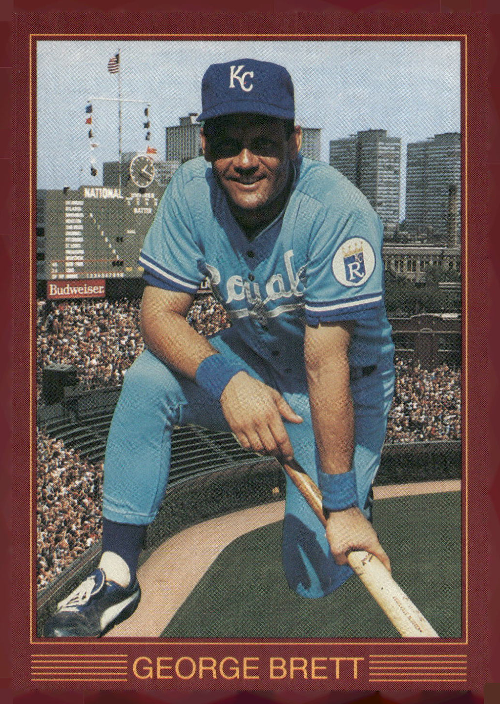 1988 Baseball Stars Series 2 (unlicensed) #4 George Brett