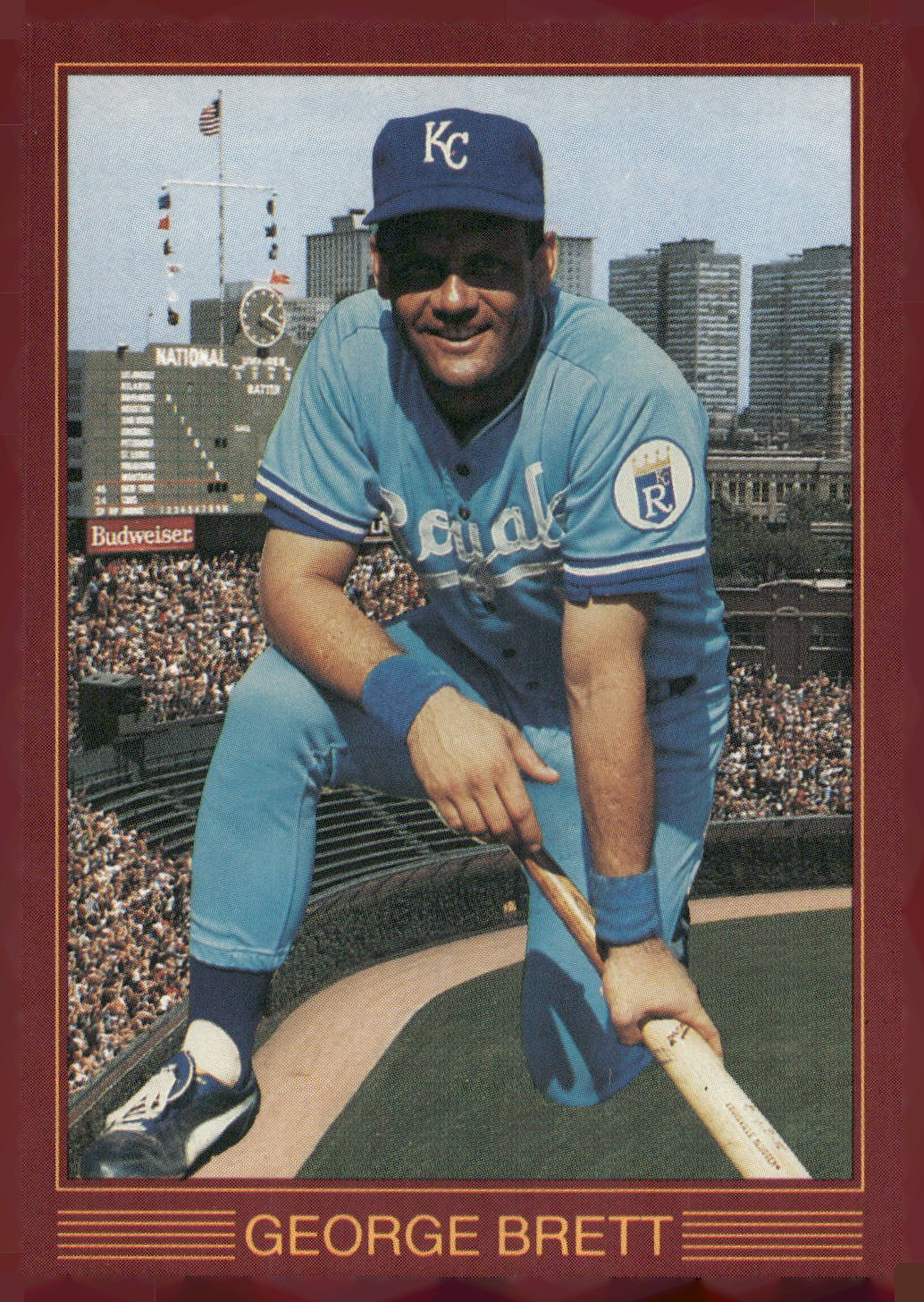 1988 Baseball Stars Series 2 (unlicensed) #4 George Brett