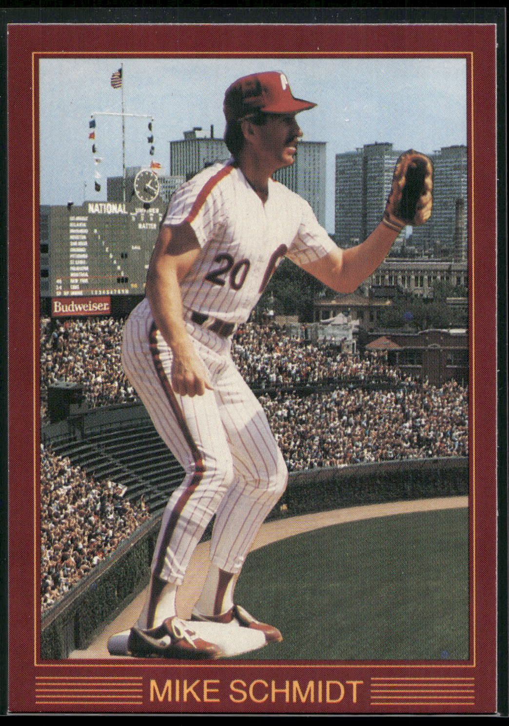 1988 Baseball Stars Series 2 (unlicensed) #6 Mike Schmidt
