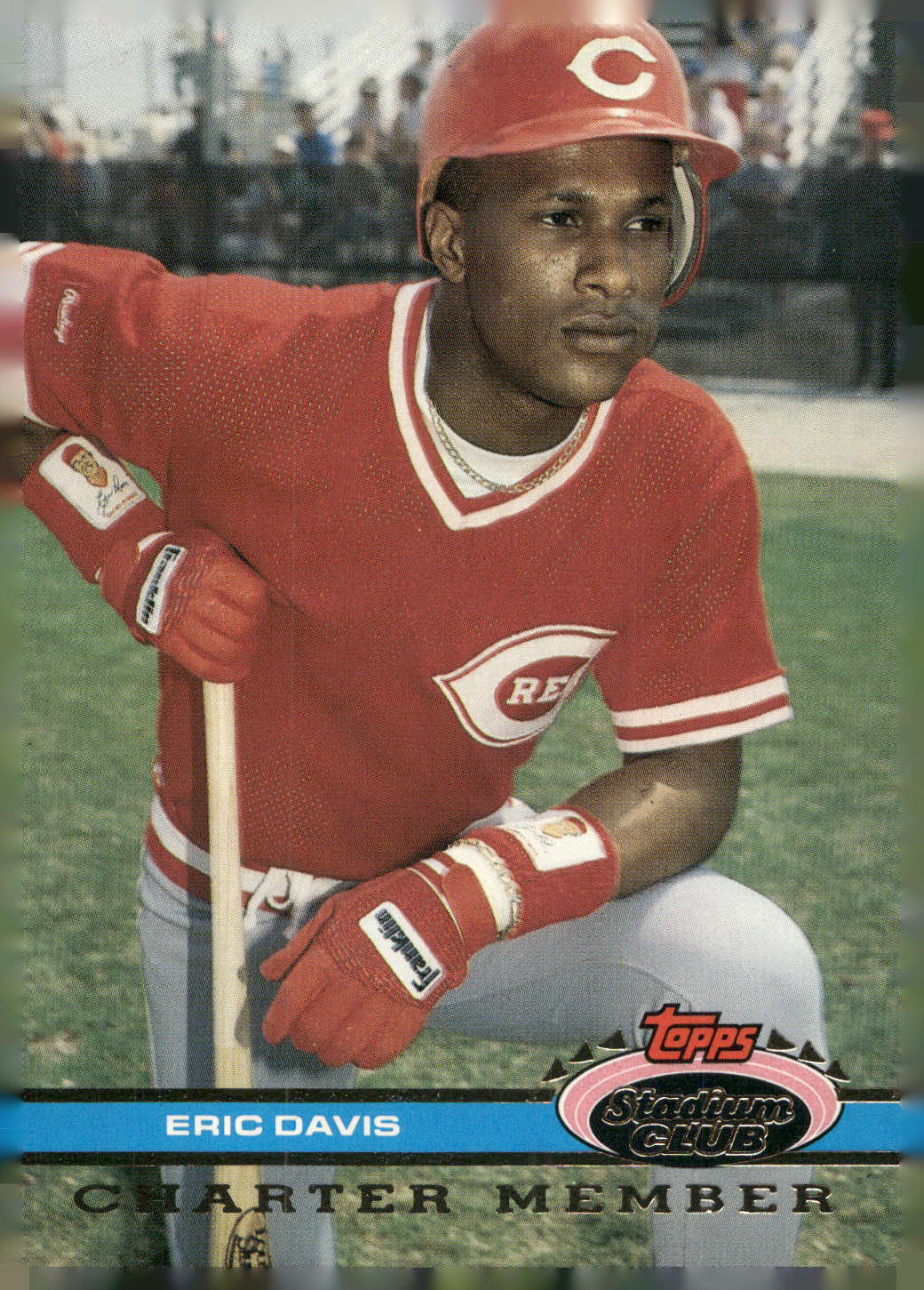 1991 Stadium Club Charter Member #NNO Eric Davis