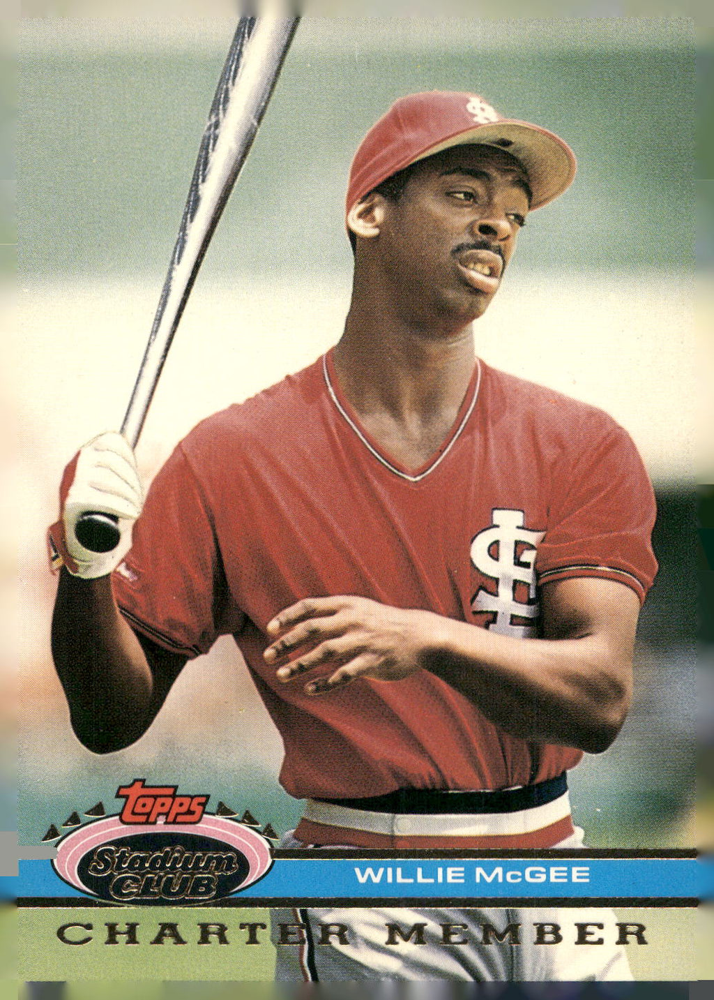 1991 Stadium Club Charter Member #NNO Willie McGee