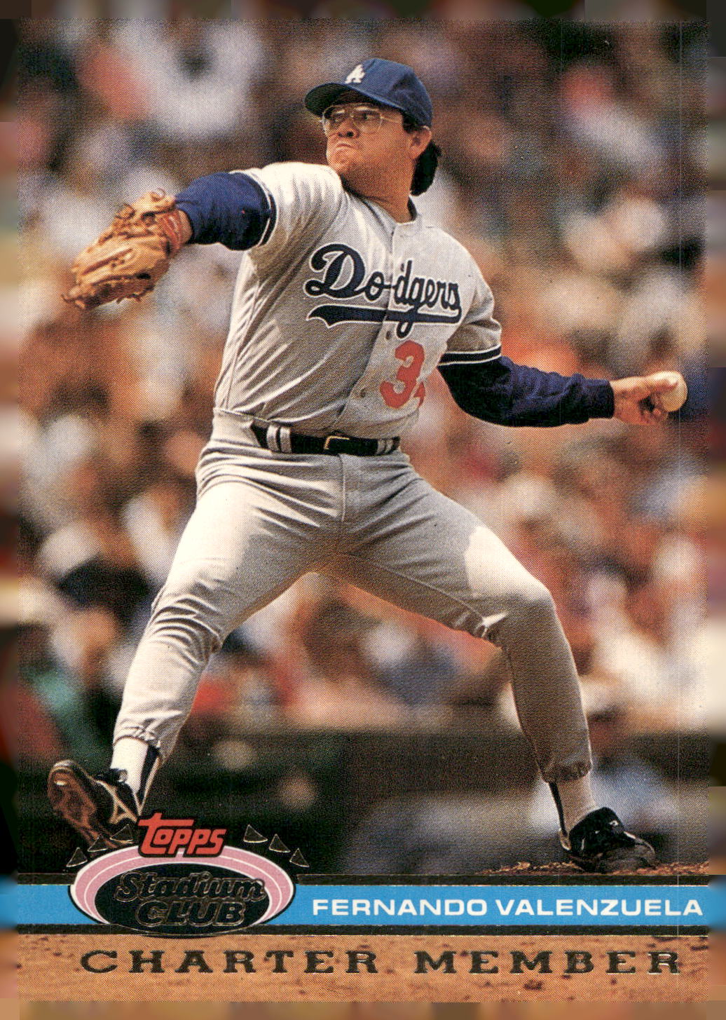 1991 Stadium Club Charter Member #NNO Fernando Valenzuela