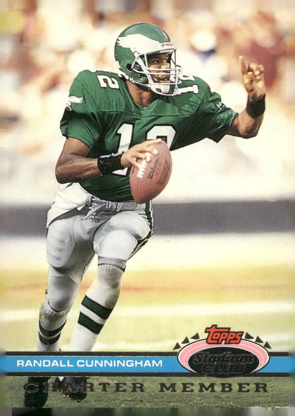 1991 Stadium Club Charter Member #NNO Randall Cunningham