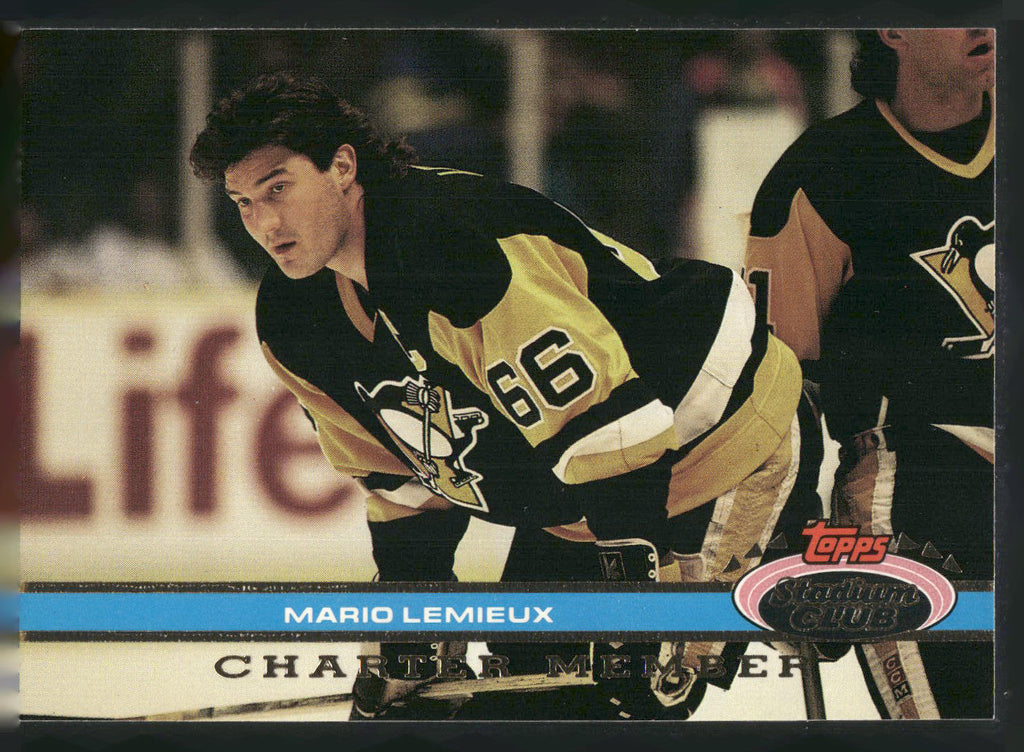 1991 Stadium Club Charter Member #NNO Mario Lemieux