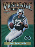 2001 Bowman's Best #VB JN Joe Namath Vintage Best