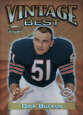 2001 Bowman's Best #VB DB Dick Butkus Vintage Best
