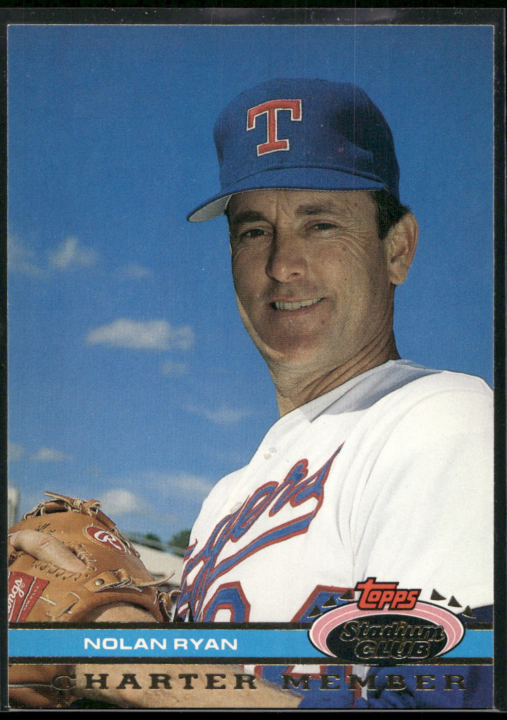 1991 Stadium Club Charter Member #NNO Nolan Ryan