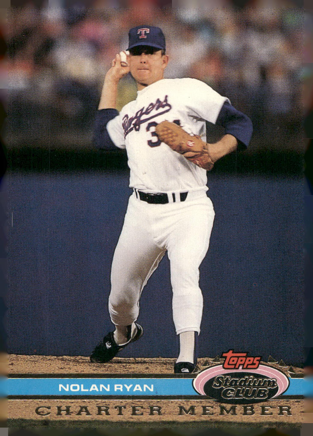 1991 Stadium Club Charter Member #NNO Nolan Ryan