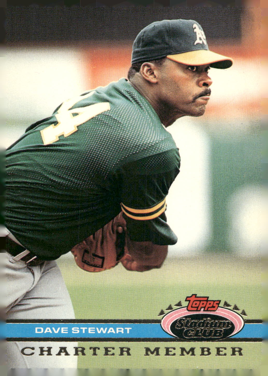 1991 Stadium Club Charter Member #NNO Dave Stewart