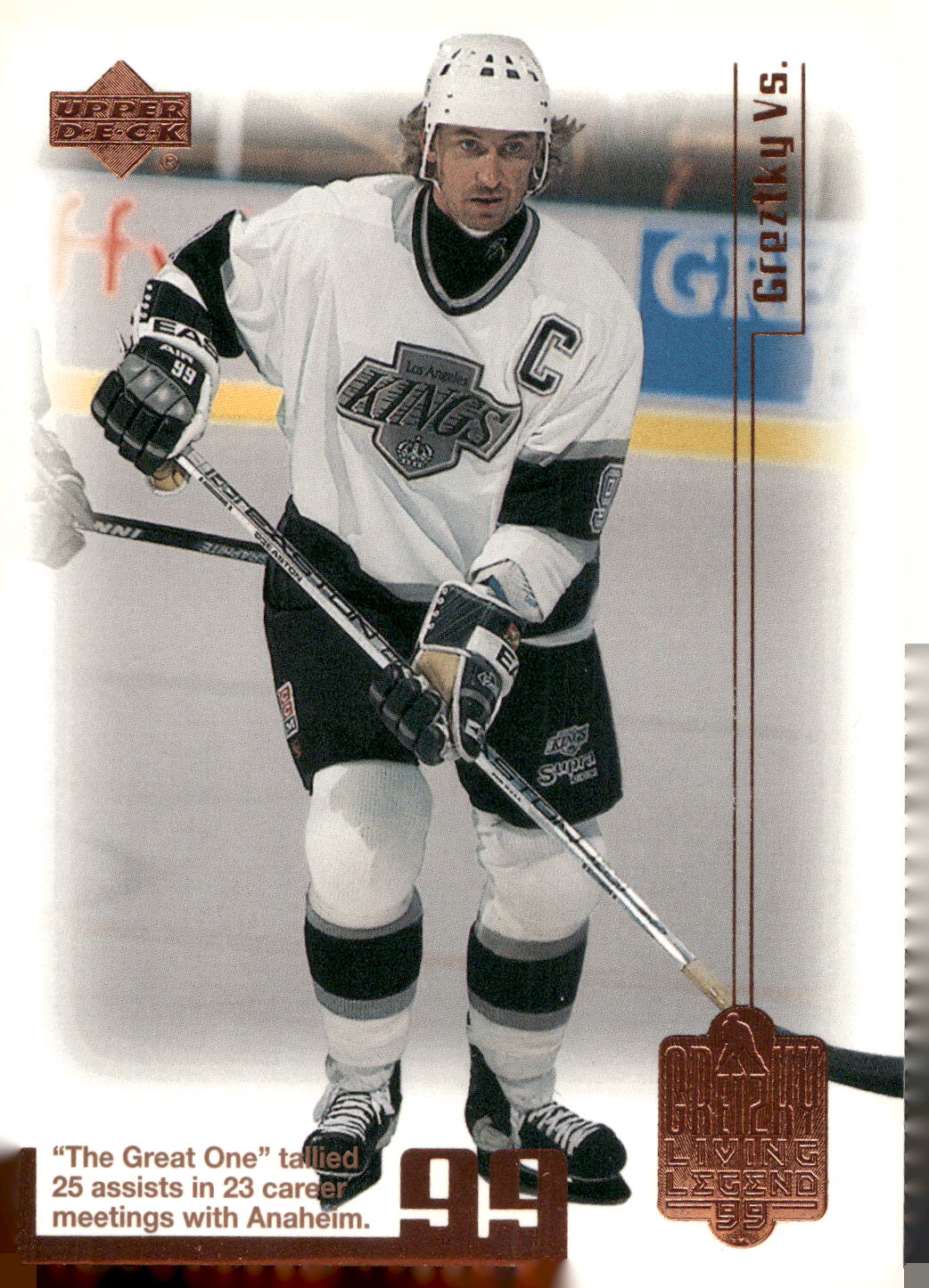 1999 Upper Deck Wayne Gretzky Living Legend #31 Wayne Gretzky