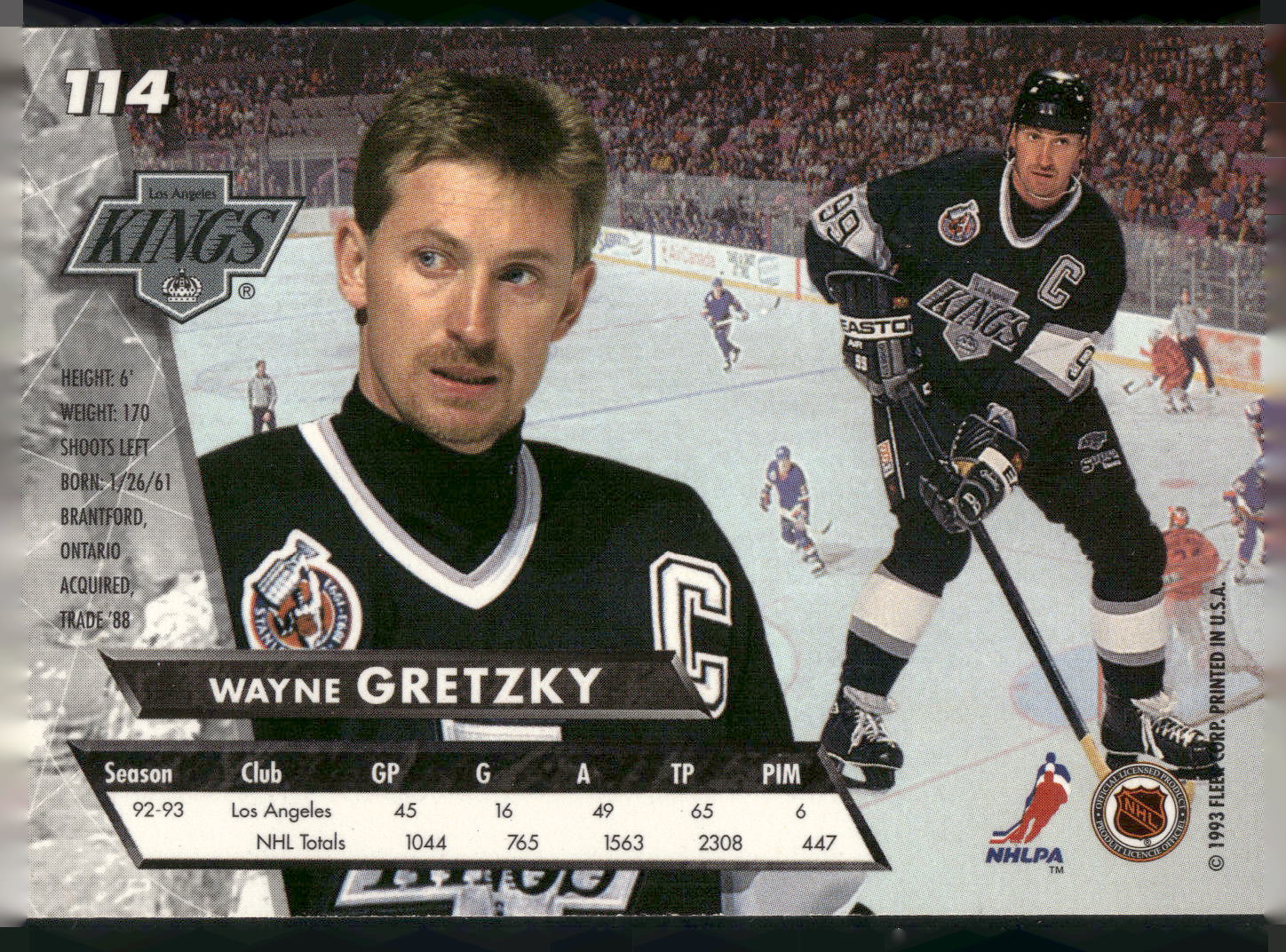 1993-94 Ultra #114 Wayne Gretzky