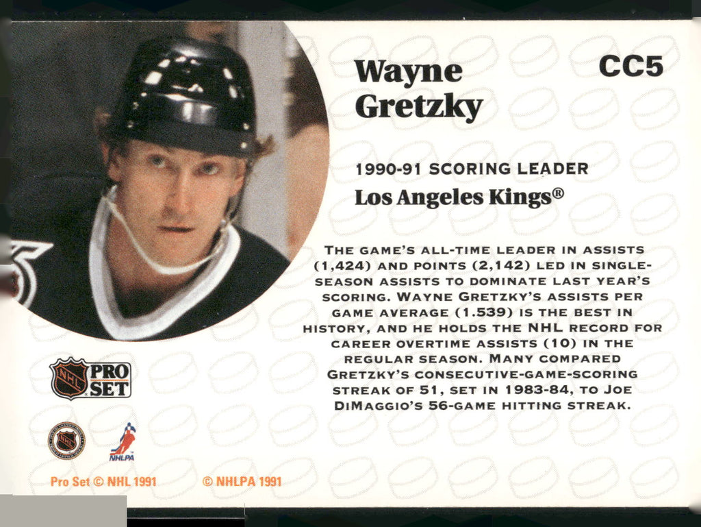 1991-92 Pro Set #CC5 Wayne Gretzky Collectibles
