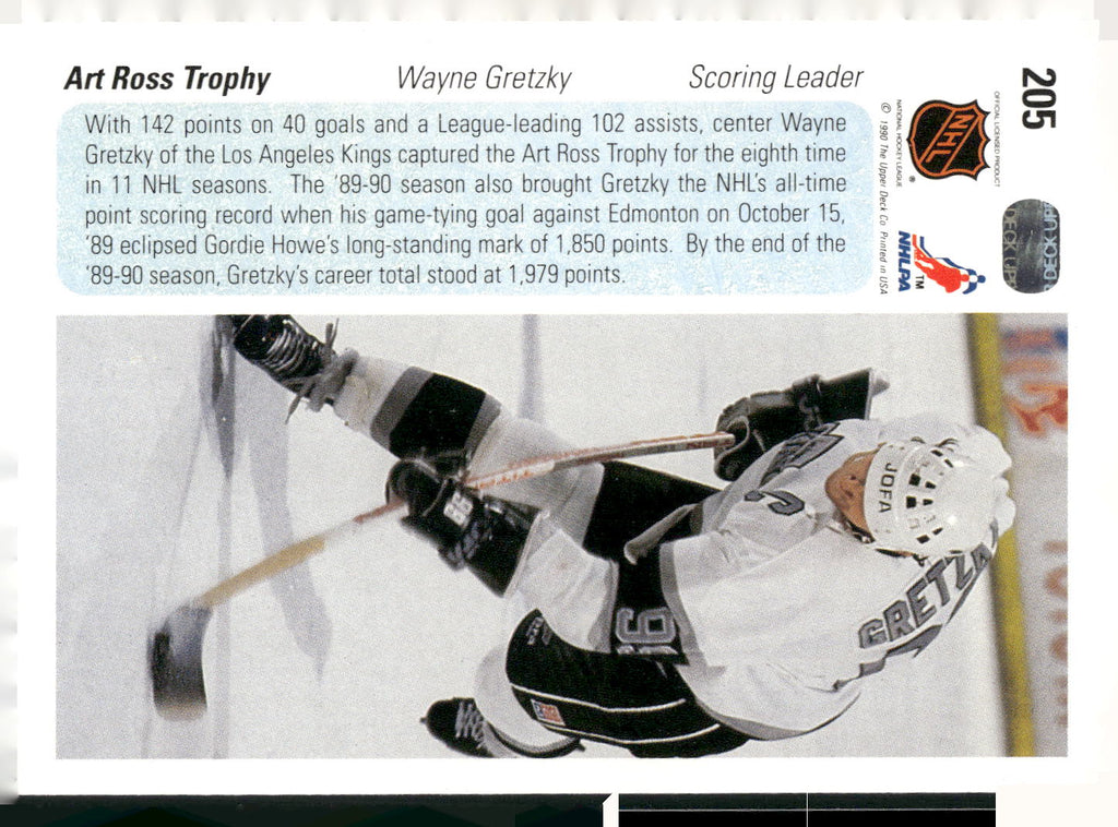 1990-91 Upper Deck #205 Wayne Gretzky
