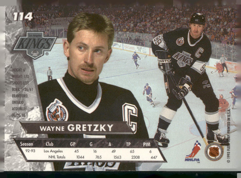 1993-94 Ultra #114 Wayne Gretzky