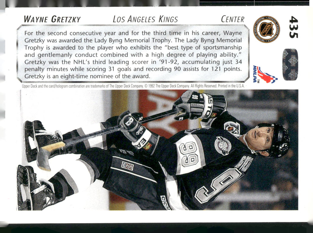 1992-93 Upper Deck #435 Wayne Gretzky