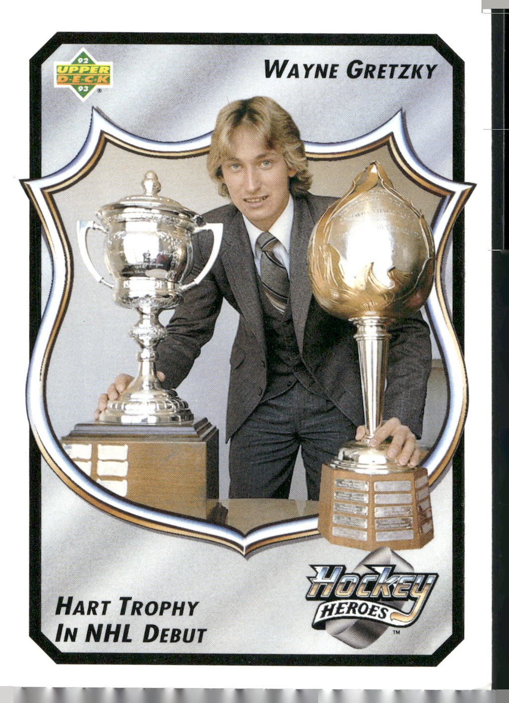 1992-93 Upper Deck #12 Wayne Gretzky Hockey Heroes: Wayne Gretzky