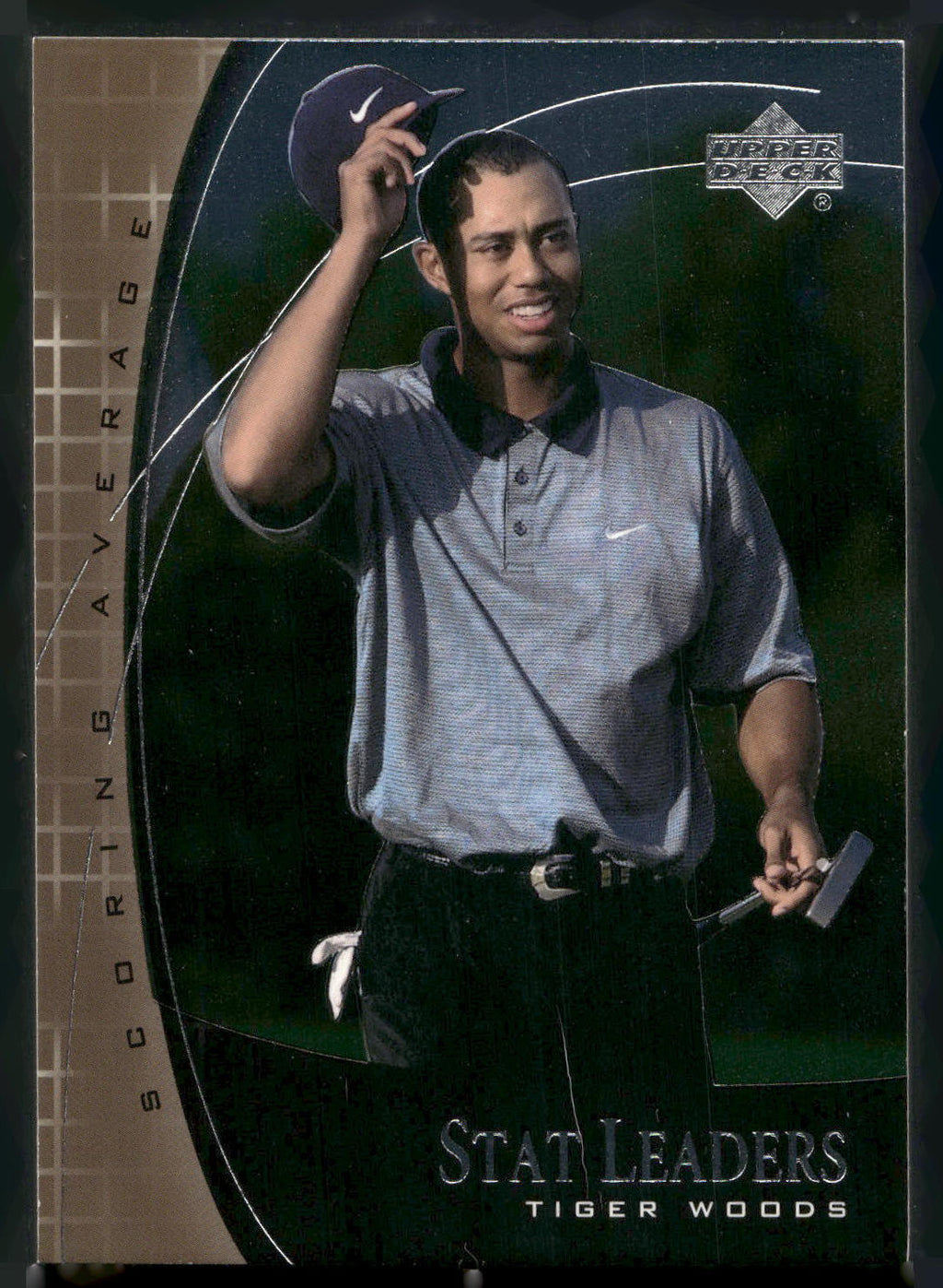 2001 Upper Deck #SL11 Tiger Woods Stat Leaders