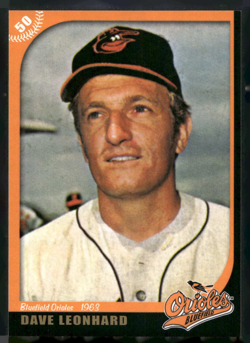 2007 Grandstand Bluefield Orioles 50th Anniversary #NNO Dave Leonhard