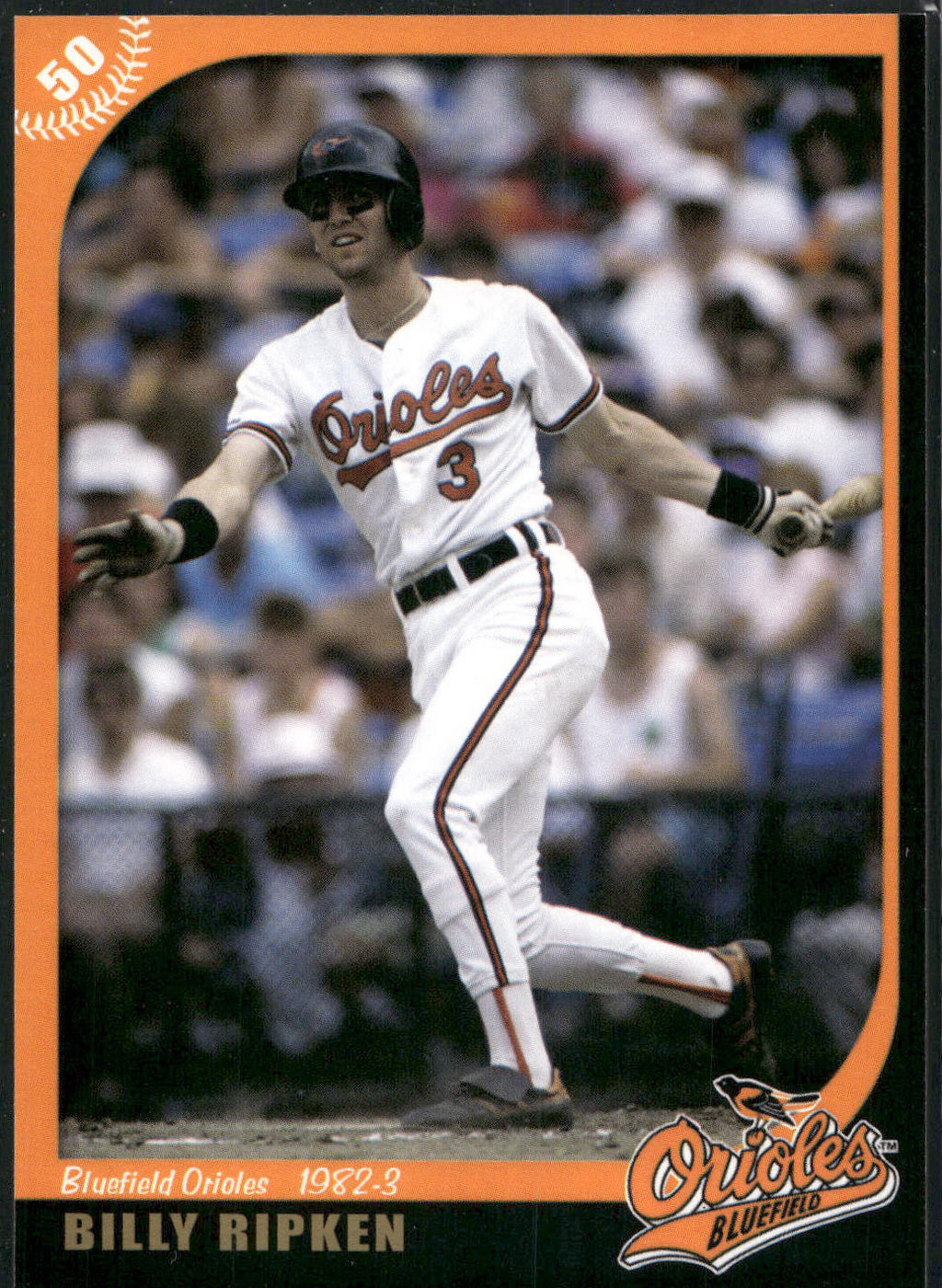 2007 Grandstand Bluefield Orioles 50th Anniversary #NNO Billy Ripken