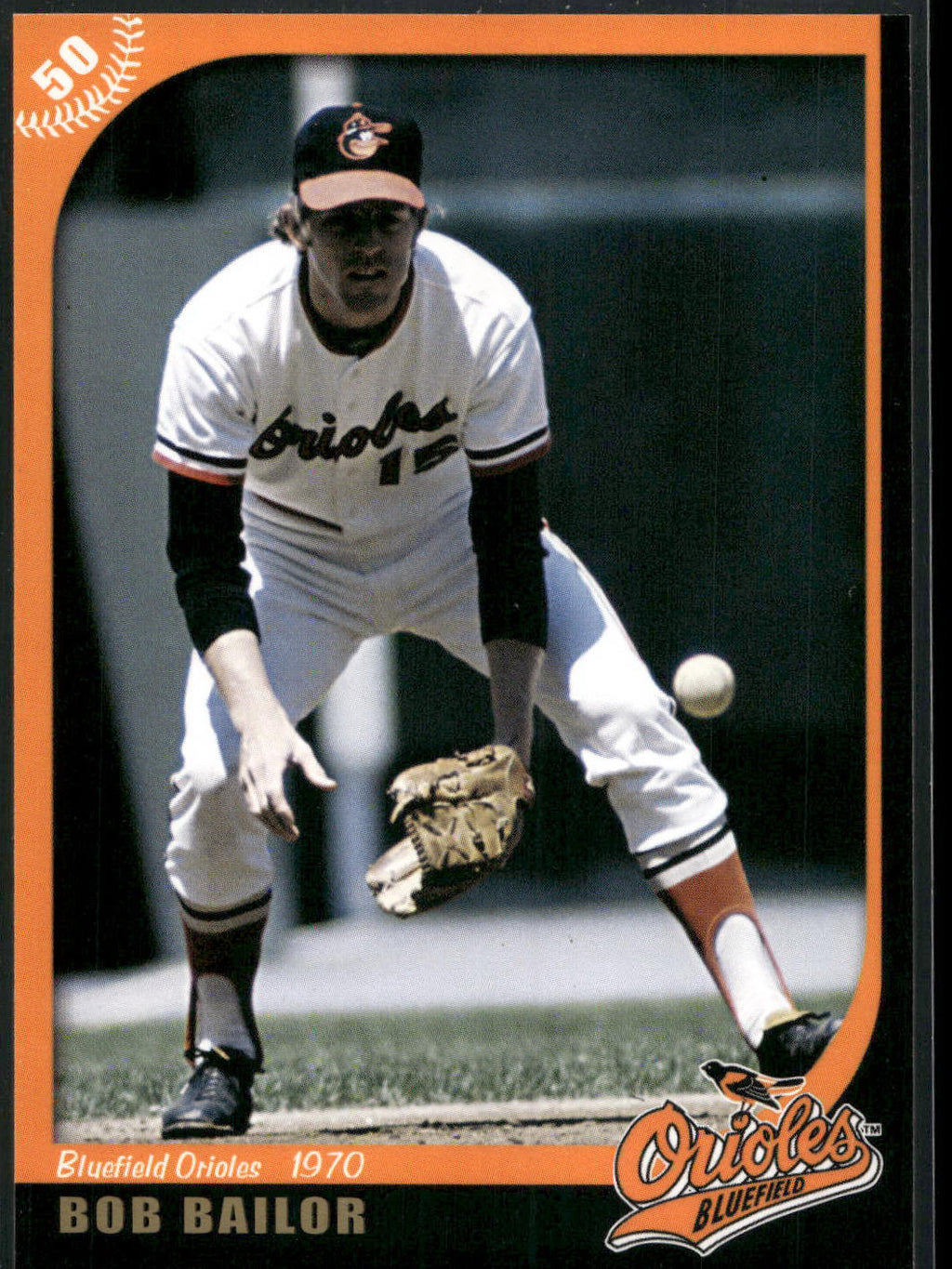 2007 Grandstand Bluefield Orioles 50th Anniversary #NNO Bob Bailor