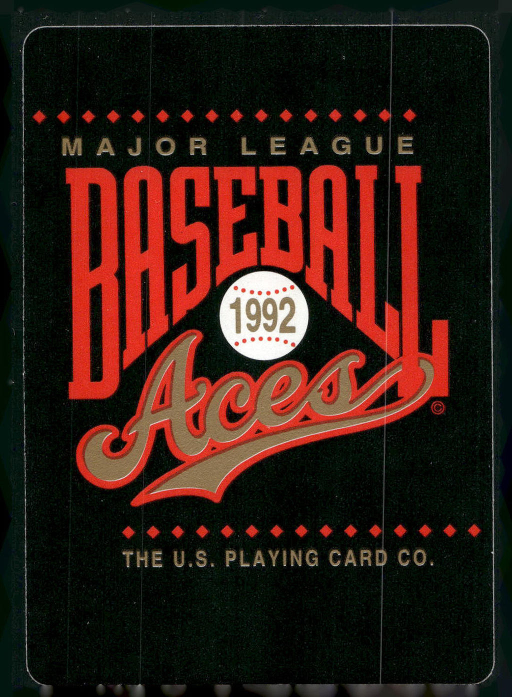 1992 U.S. Playing Card Co. Baseball Aces Playing Cards #4♥ Ron Gant