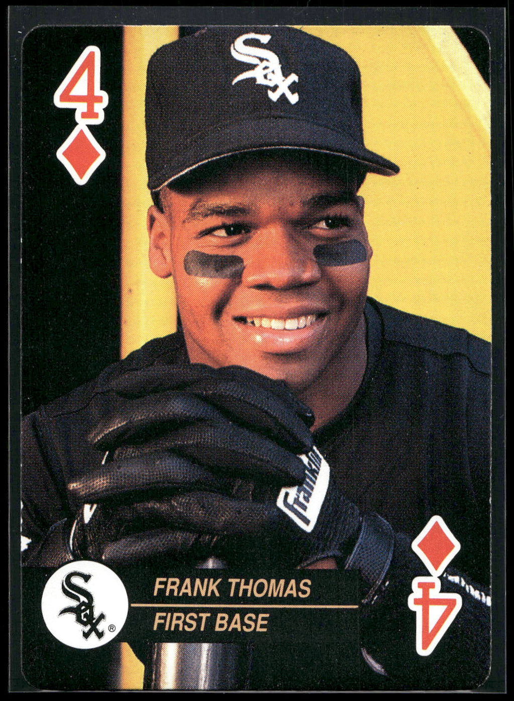 1992 U.S. Playing Card Co. Baseball Aces Playing Cards #4♦ Frank Thomas