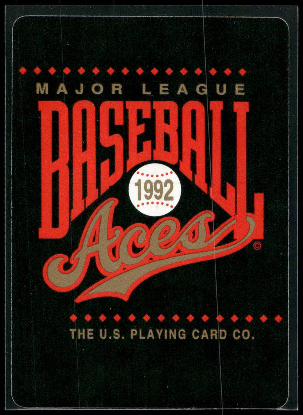 1992 U.S. Playing Card Co. Baseball Aces Playing Cards #8♦ Rafael Palmeiro