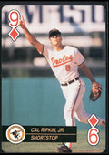 1992 U.S. Playing Card Co. Baseball Aces Playing Cards #9♦ Cal Ripken, Jr.