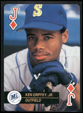 1992 U.S. Playing Card Co. Baseball Aces Playing Cards #J♦ Ken Griffey Jr.
