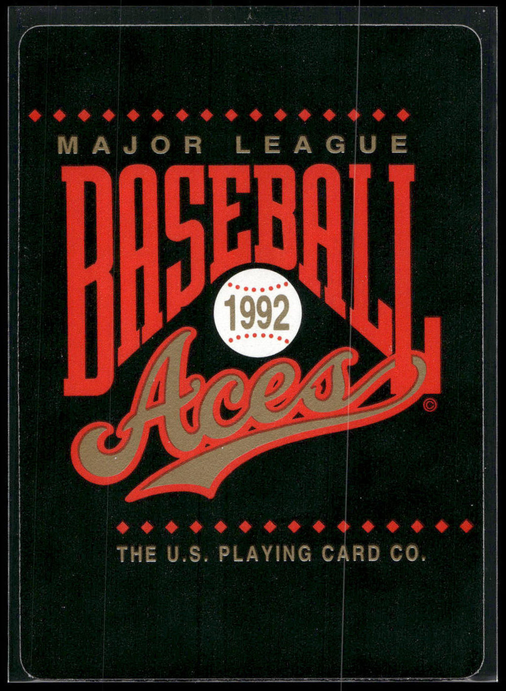 1992 U.S. Playing Card Co. Baseball Aces Playing Cards #9♣ Joe Carter