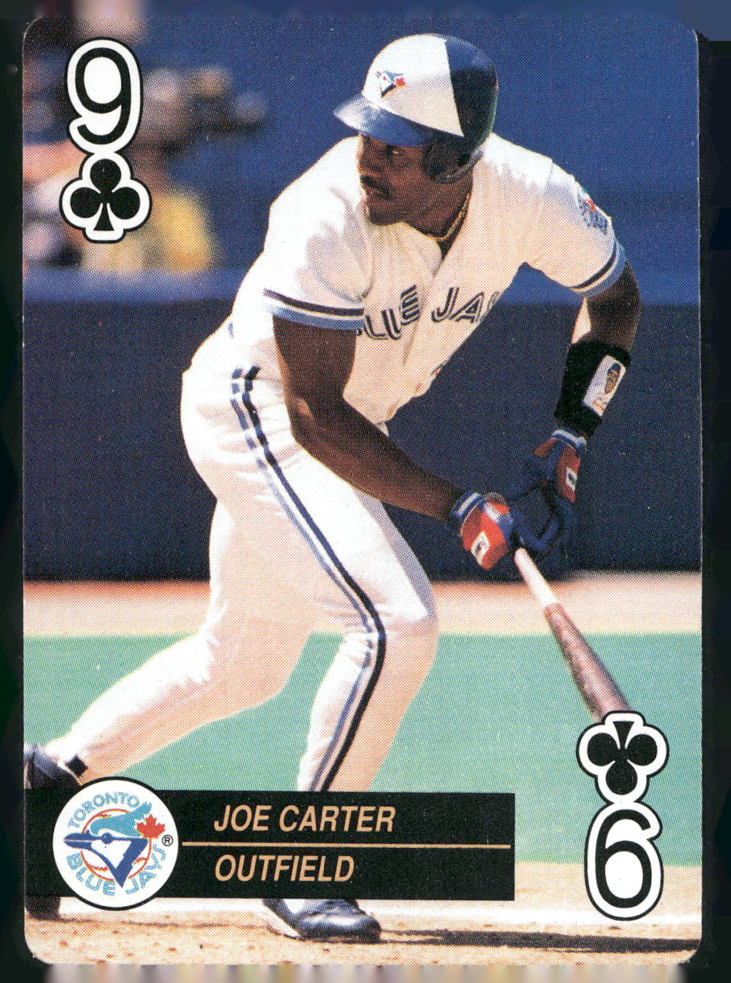 1992 U.S. Playing Card Co. Baseball Aces Playing Cards #9♣ Joe Carter