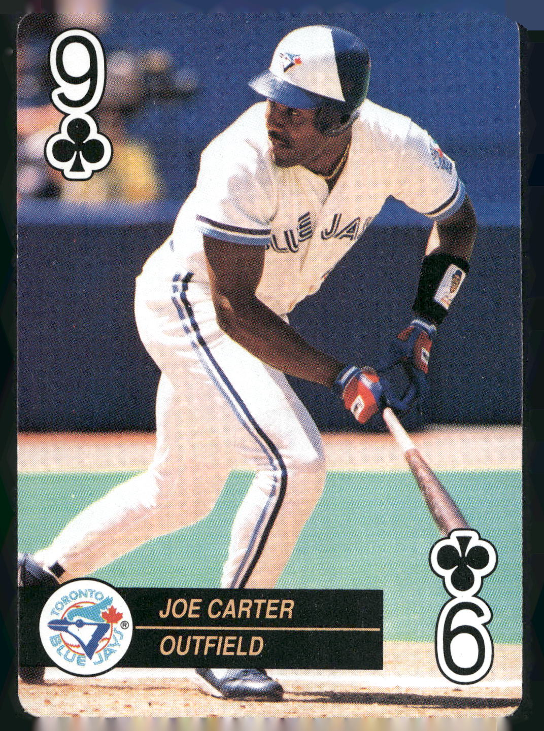 1992 U.S. Playing Card Co. Baseball Aces Playing Cards #9♣ Joe Carter