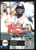 1992 U.S. Playing Card Co. Baseball Aces Playing Cards #8♣ Ron Gant