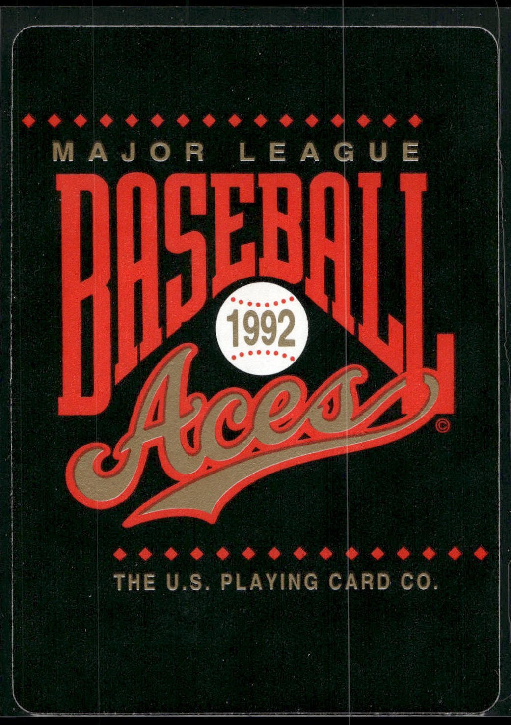 1992 U.S. Playing Card Co. Baseball Aces Playing Cards #A♣ Jose Canseco