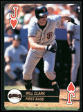 1992 U.S. Playing Card Co. Baseball Aces Playing Cards #J♥ Will Clark