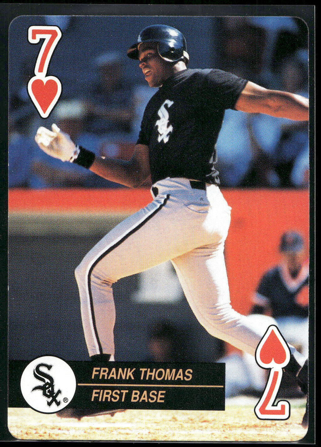 1992 U.S. Playing Card Co. Baseball Aces Playing Cards #7♥ Frank Thomas